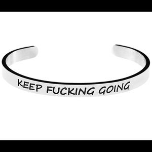 Stainless Steel Cuff Bangle Bracelet!